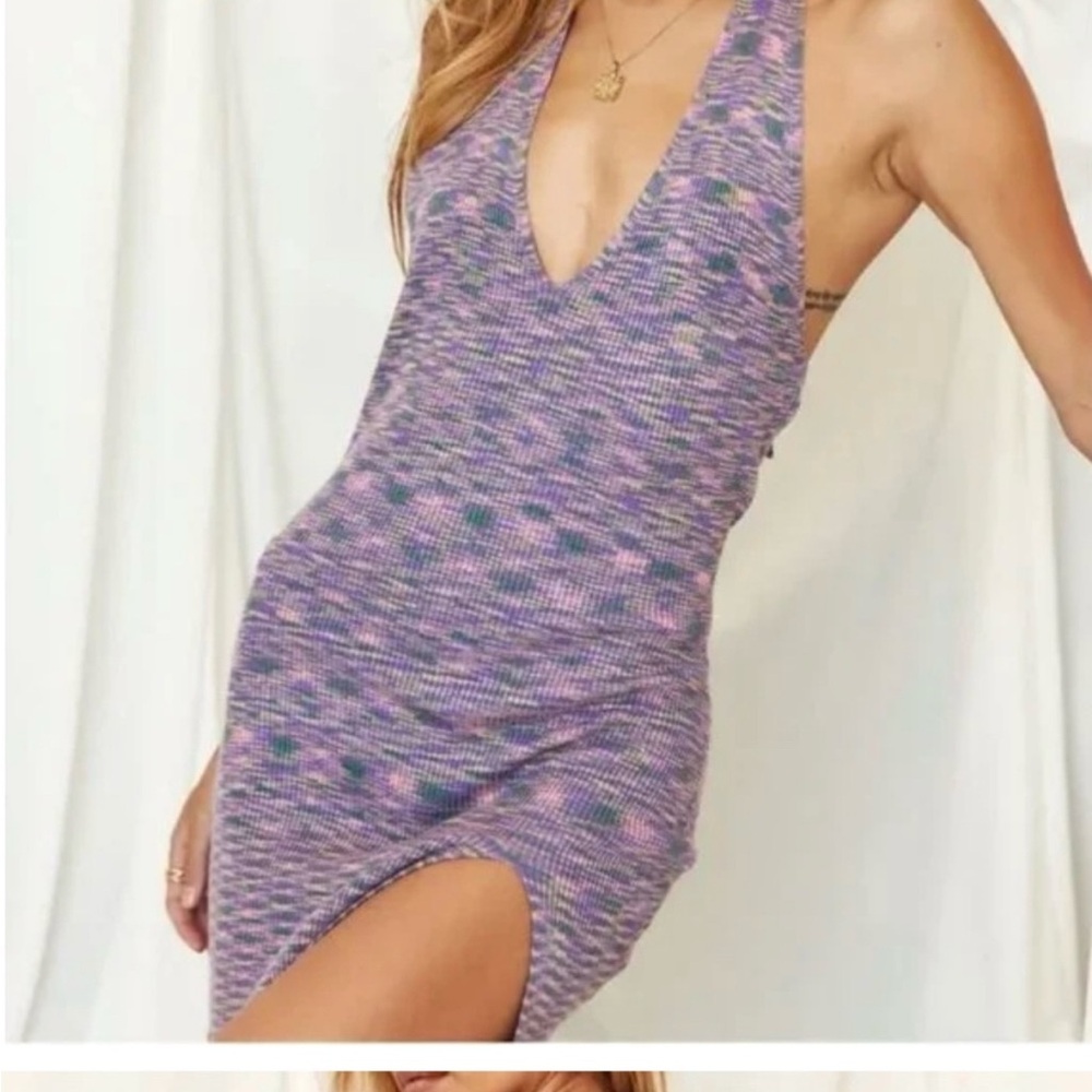 12th Tribe Purple Mini Dress